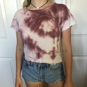brandy melville tie-dye top